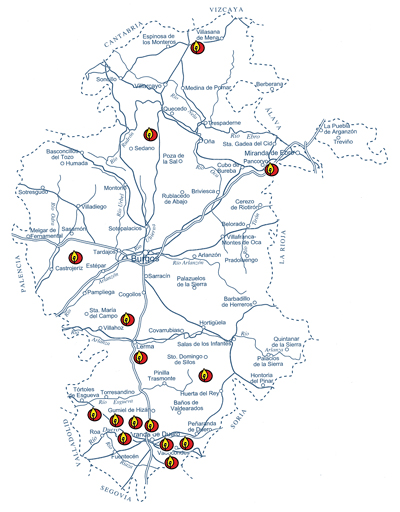 Localización de Fosas en la Provincia de Burgos