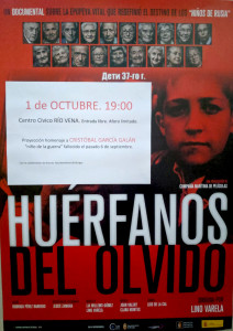 Documental “Huérfanos del olvido”