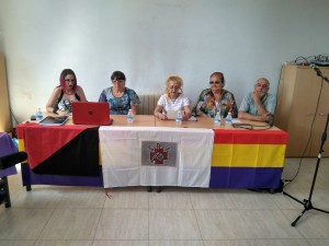 Homenaje a los combatientes exhumados en la fosa de Quintanilla de Rucandio