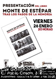 Presentación del libro “Monte de Estépar. Tras los pasos de la memoria”